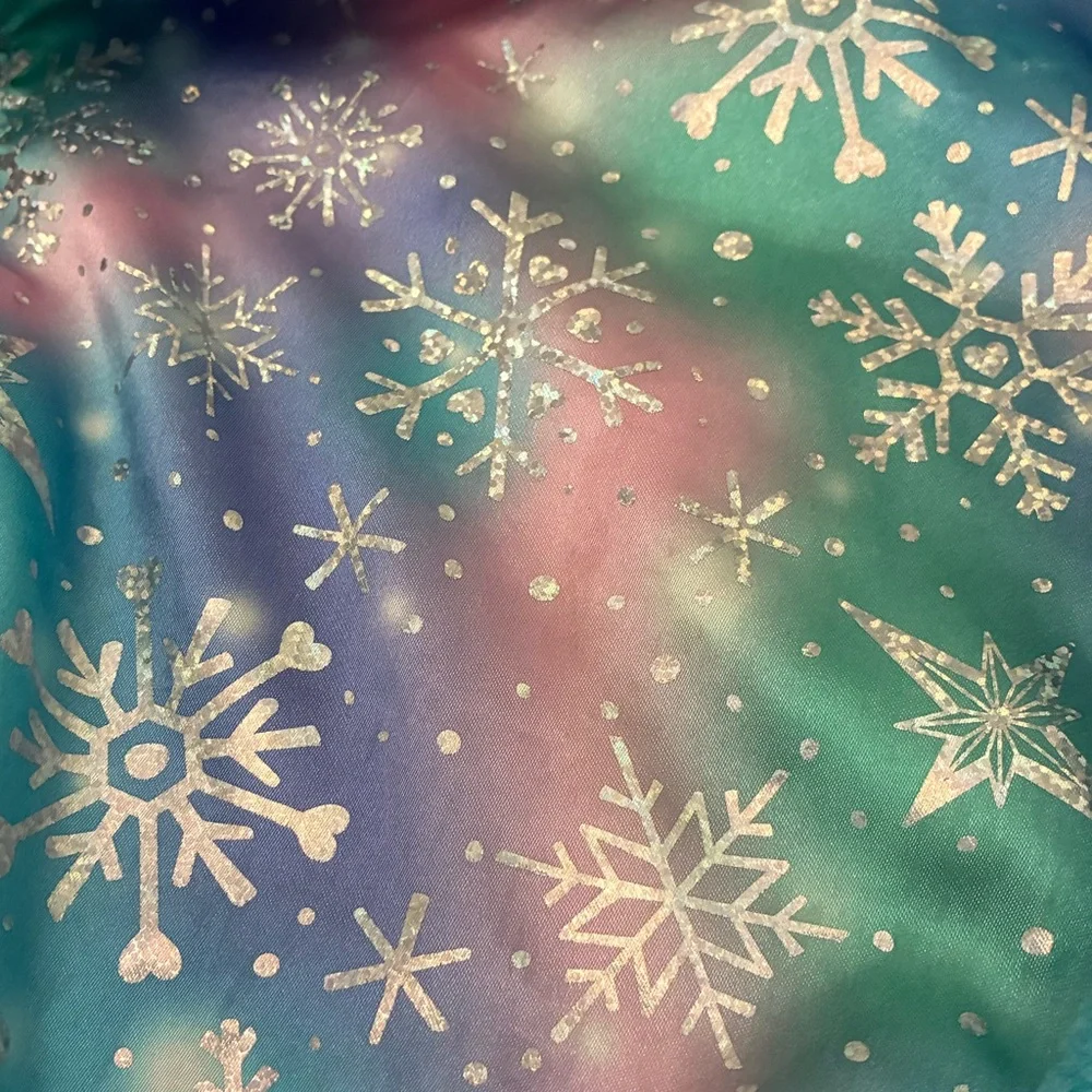 Build A Bear Glisten Blue Snowflake Cape